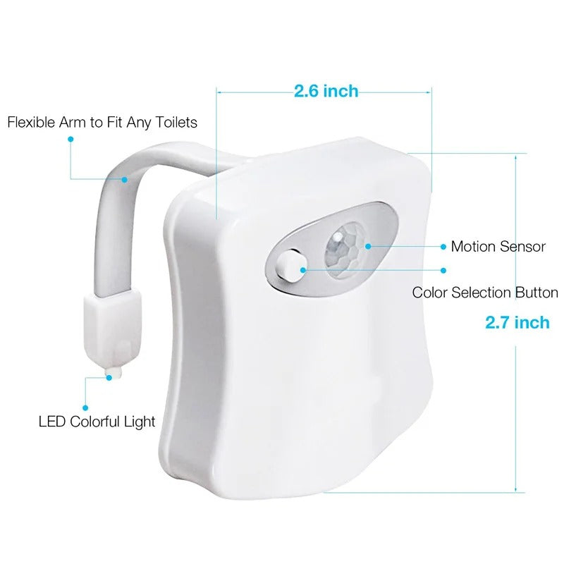 Motion Sensor Toilet Night Light