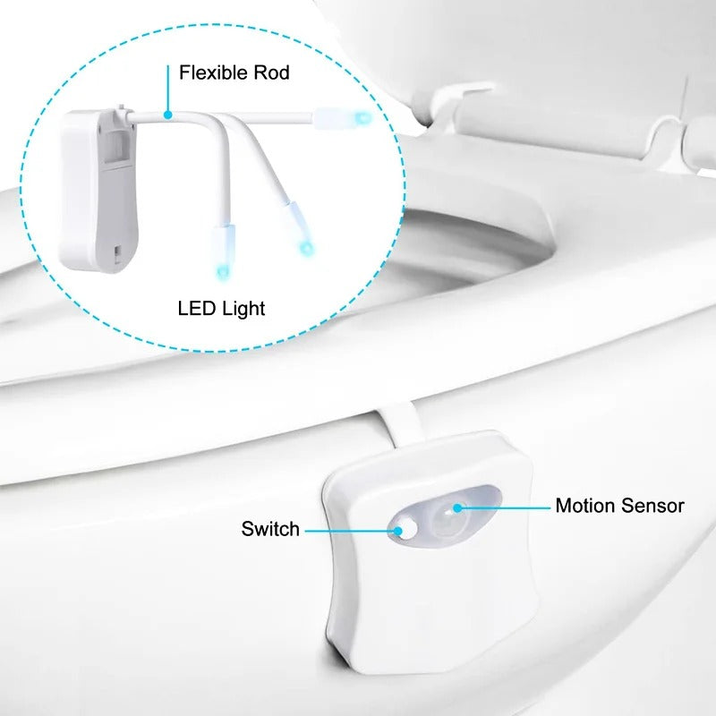 Motion Sensor Toilet Night Light